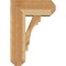 Ekena Millwork Merced Craftsman Rough Sawn Bracket w/ Offset Brace, Western Red Cedar, 8"W x 18"D x 26"H BKT0806X18X26MRC04RWR - alternate 3